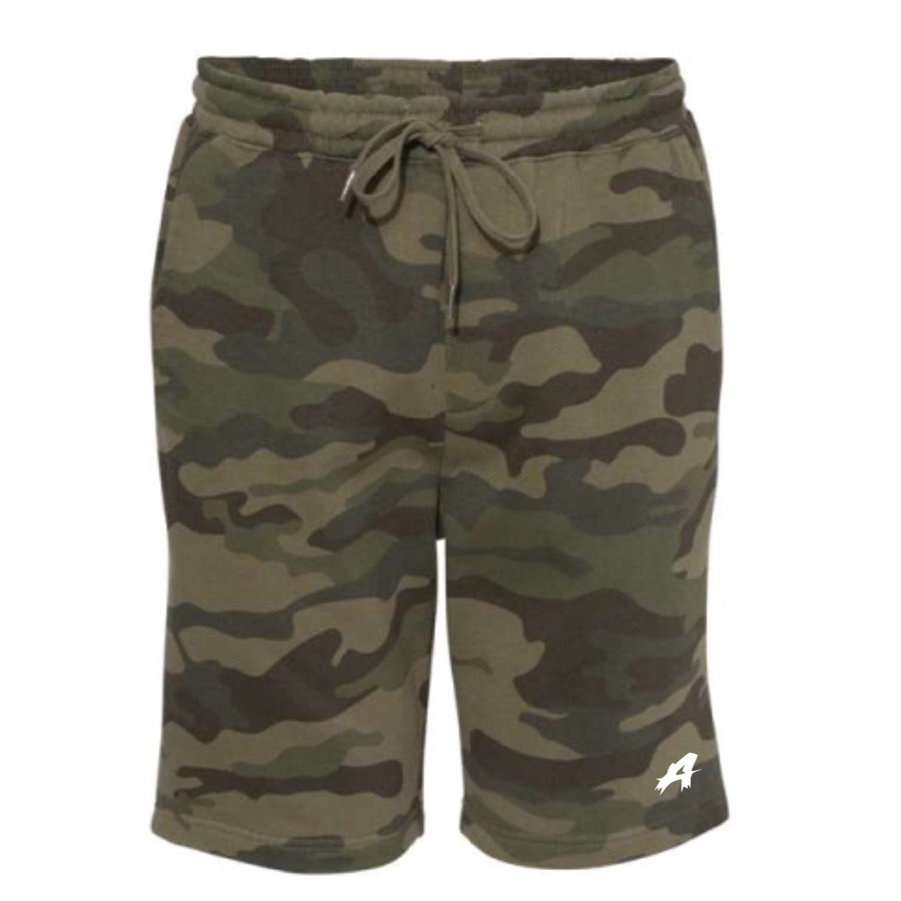 Embroidered Aspect Fleece Shorts